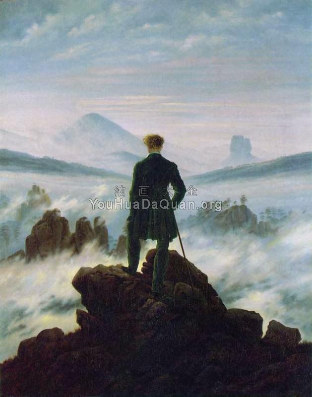 Wanderer above the Sea of Fog - 卡斯帕尔·大卫·弗里德里希